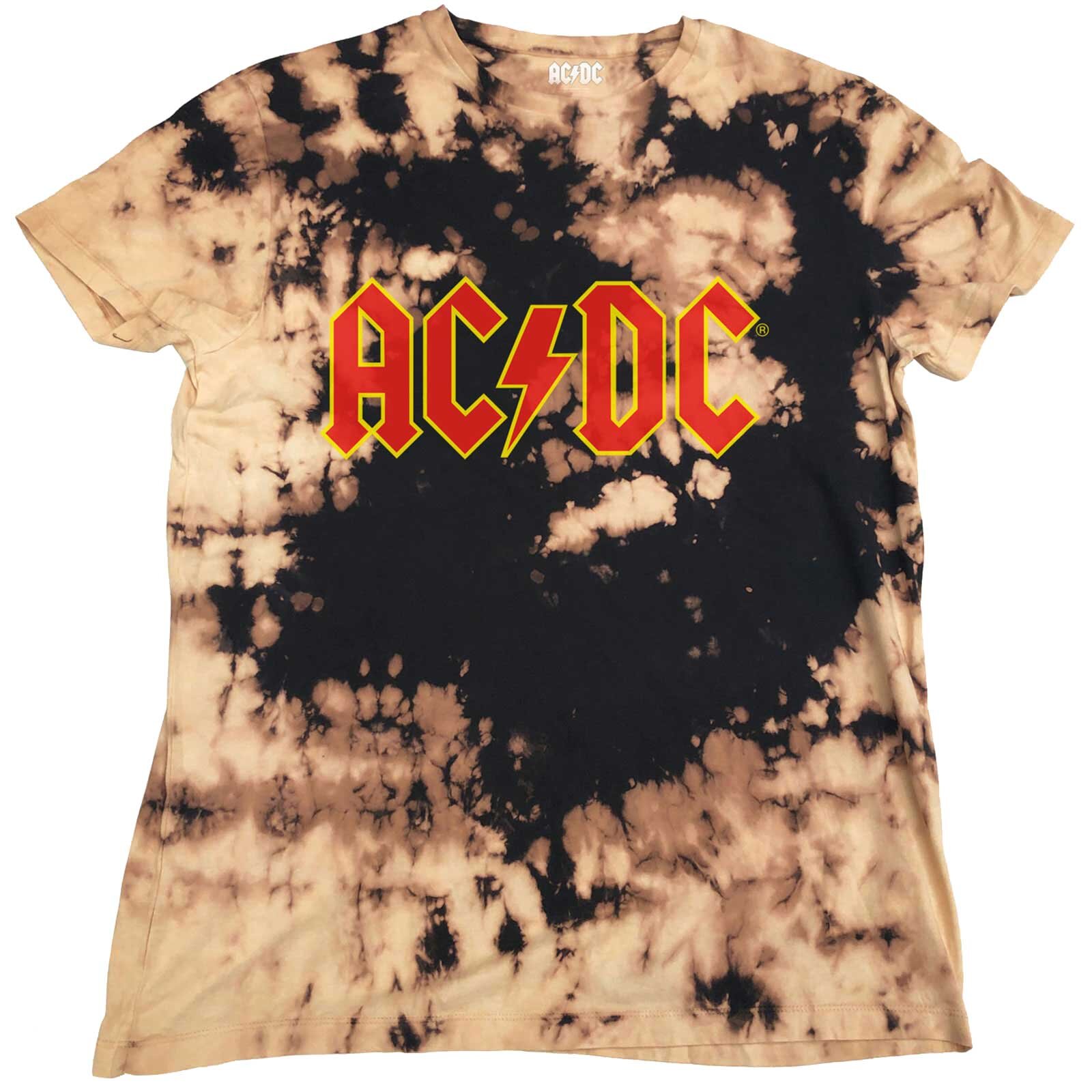 AC/DC UNISEX T-SHIRT: LOGO (WASH COLLECTION) Taille S - Rockoff : photo 1