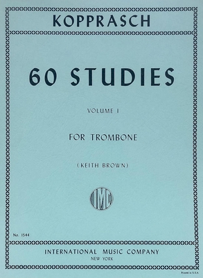 60 Studies for Trombone Vol. 1