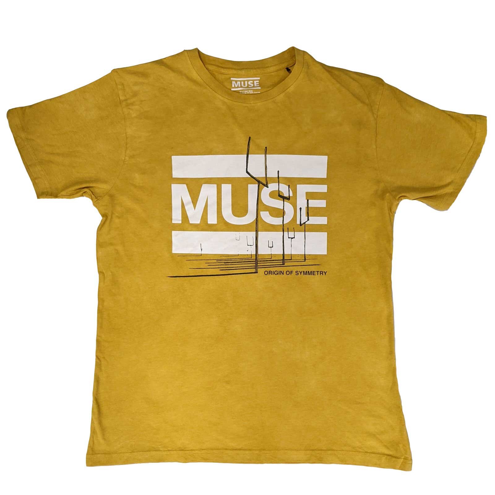 MUSE Unisex T-Shirt : Origin of Symmetry (Wash Collection) Taille XL - Rockoff : photo 1