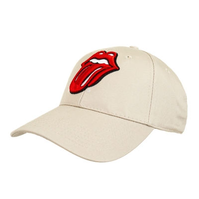 The Rolling Stones Baseball Cap: Classic Tongue (Sand)