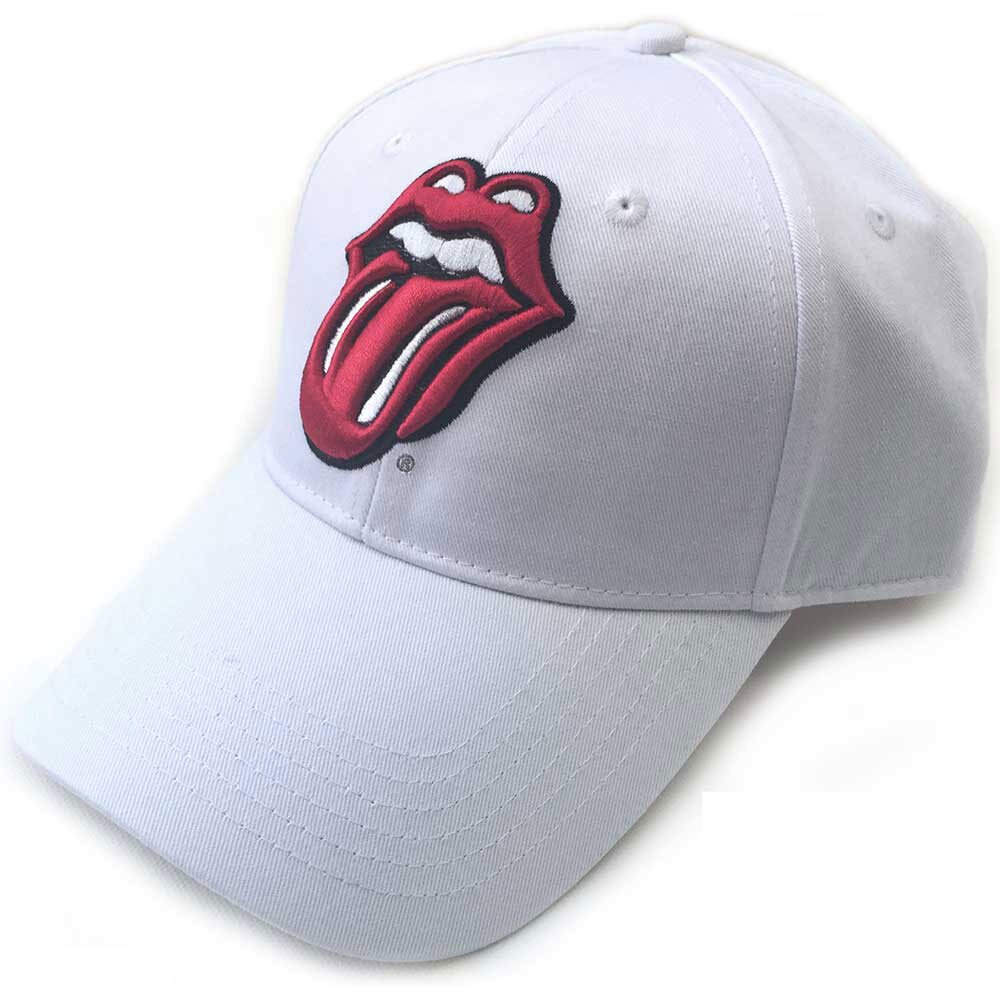 Rockoff THE ROLLING STONES UNISEX Cap: CLASSIC TONGUE (WHITE) : photo 1