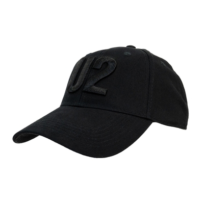 U2 Baseball Cap: Logo (Black)