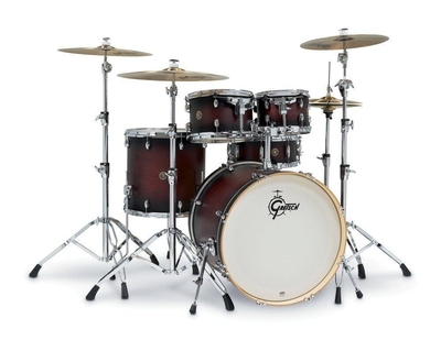Gretsch Catalina Maple Satin Deep Cherry Burst Drum Set