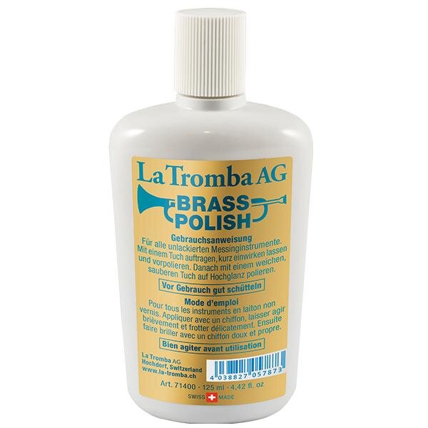 La Tromba 71400 - LA TROMBA BRASS POLISH Polishing for unvarnished brass instruments 125ML : photo 1