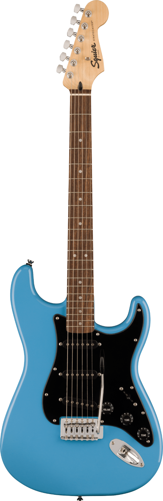 Squier Sonic Stratocaster, Laurel Griffbrett, Schwarzes Schlagbrett, California Blue : photo 1