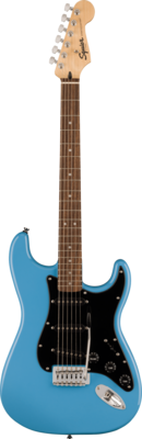 Squier Sonic Stratocaster Laurel Fingerboard Black Pickguard California Blue