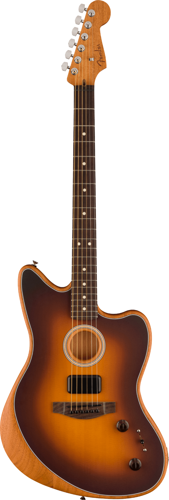 Fender Acoustasonic Player Jazzmaster, Rosewood Fingerboard, 2-Color Sunburst : photo 1