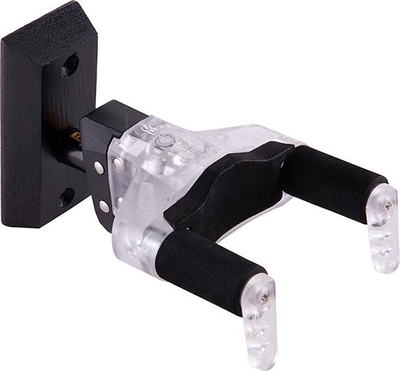 Hercules GSP38WBLT Plexi Auto Grip System Black Wood Base