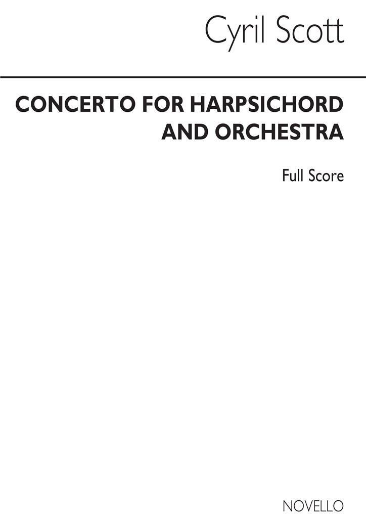 Harpsichord Concerto Full Score : photo 1