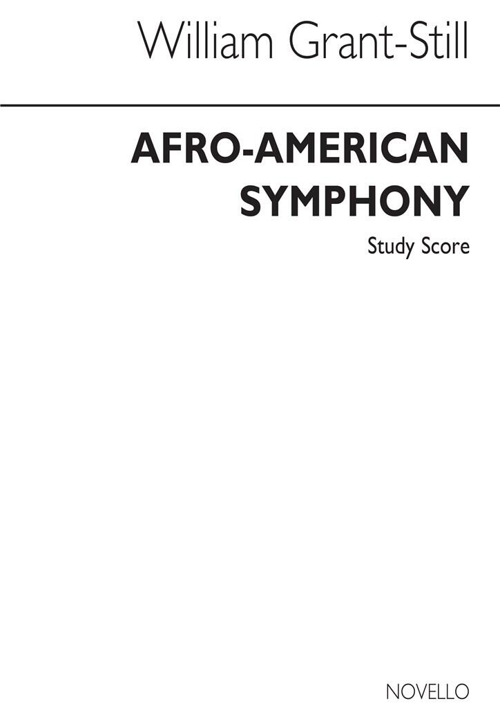 Afro American Symphony, Study Score : photo 1