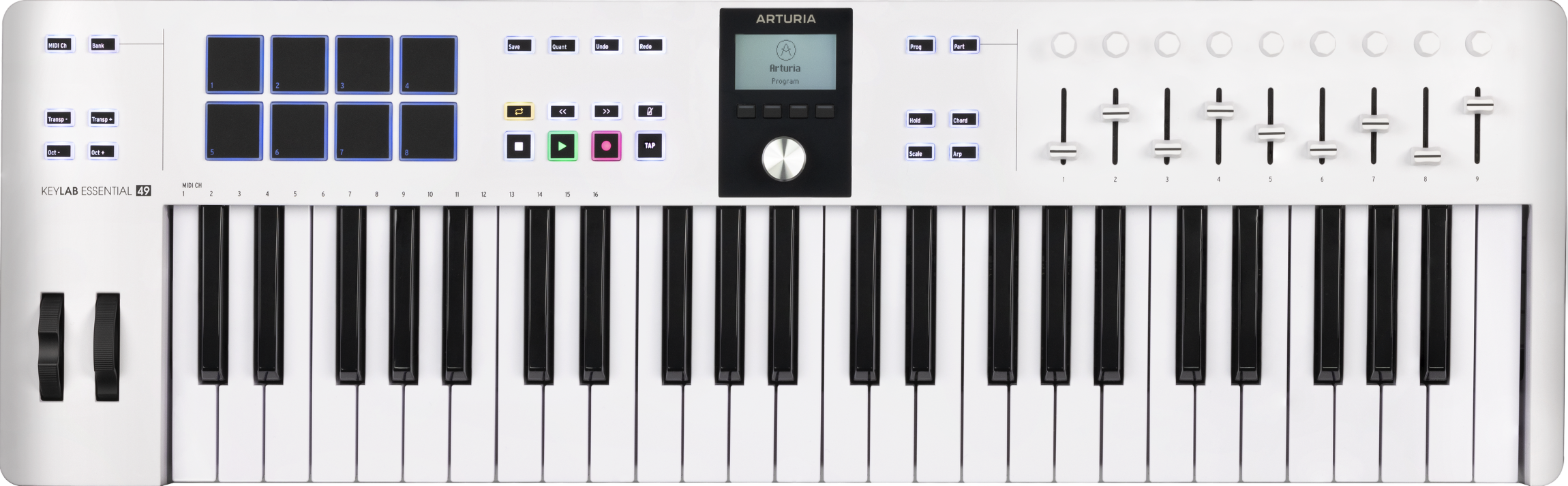 Arturia KeyLab Essential 49 mk3 White - Boullard Musique