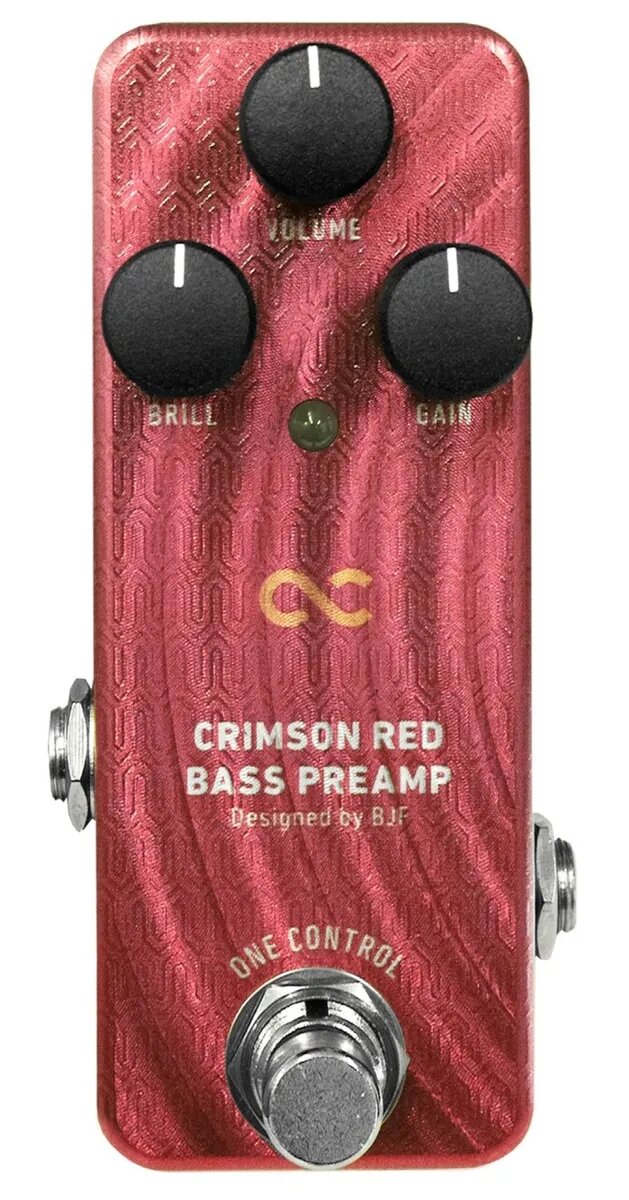 One Control Crimson Red - Bass Preamp : photo 1