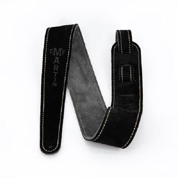 Martin & Co Suede Leather Strap, Black : photo 1