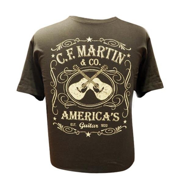 Martin & Co C.F. Martin T-Shirt, Dual Guitar Taille L : photo 1