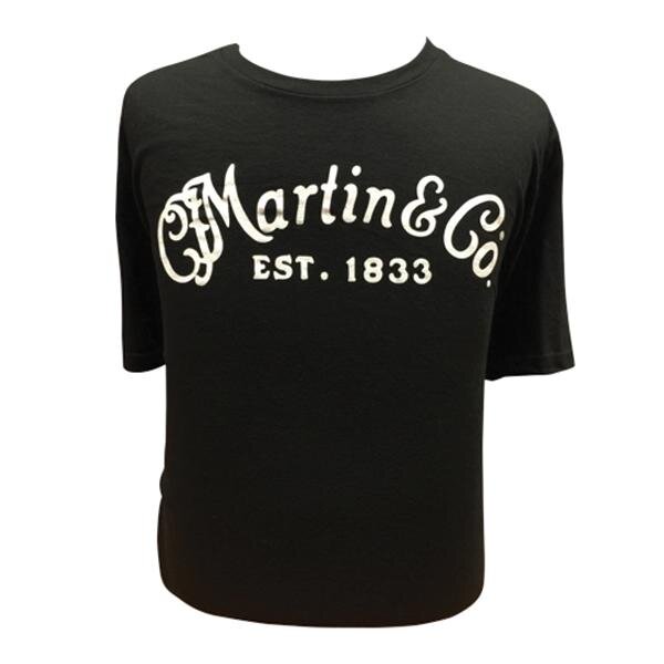 Martin & Co C.F. Martin T-Shirt Men, Basic Logo, Black Taille L : miniature 1