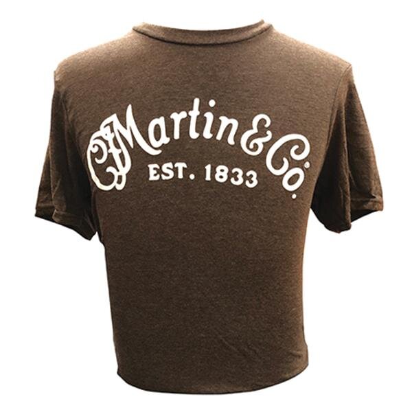 Martin & Co Martin T-Shirt, Basic Logo, Brown Taille S : photo 1