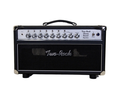 Two-Rock Classic Reverb 40 watt head silver anodize black bronco black matrix cloth silver knobs