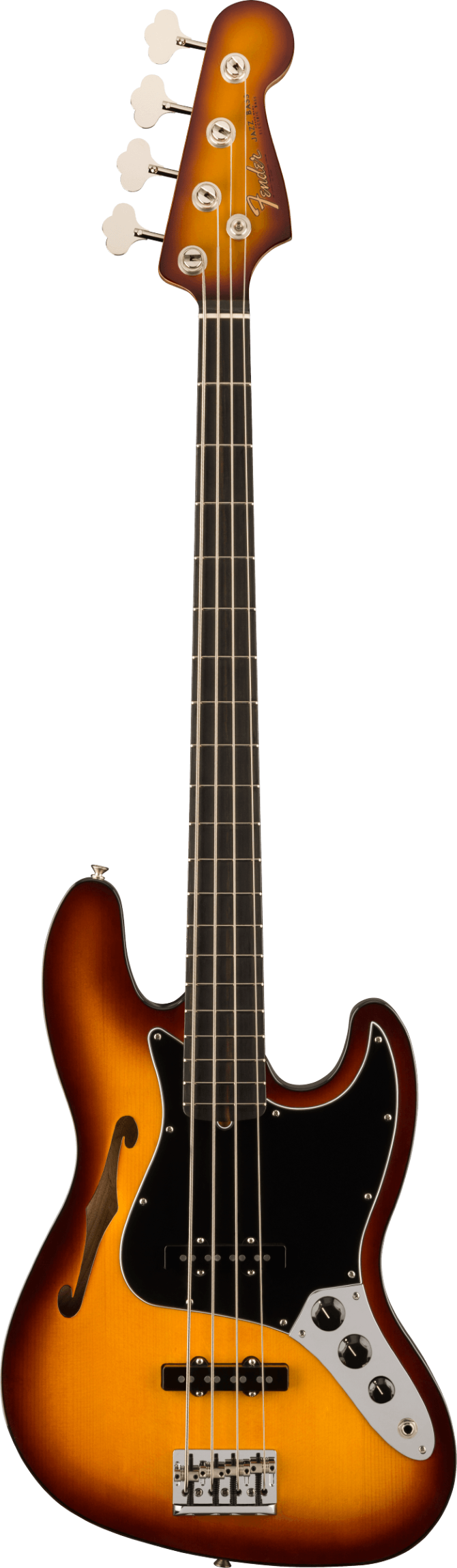 Fender Limited Edition Suona Jazz Bass Thinline, Ebony Fingerboard, Violin Burst : photo 1