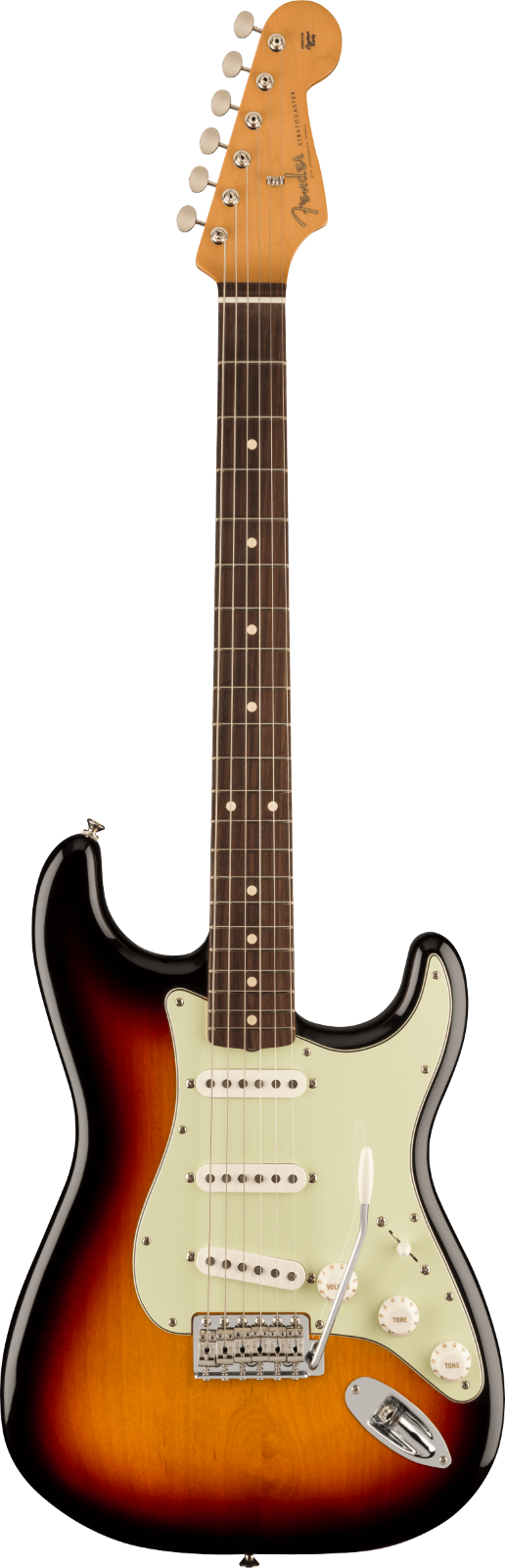 Fender Vintera II 60s Stratocaster, Rosewood Fingerboard, 3-Color Sunburst : miniature 1