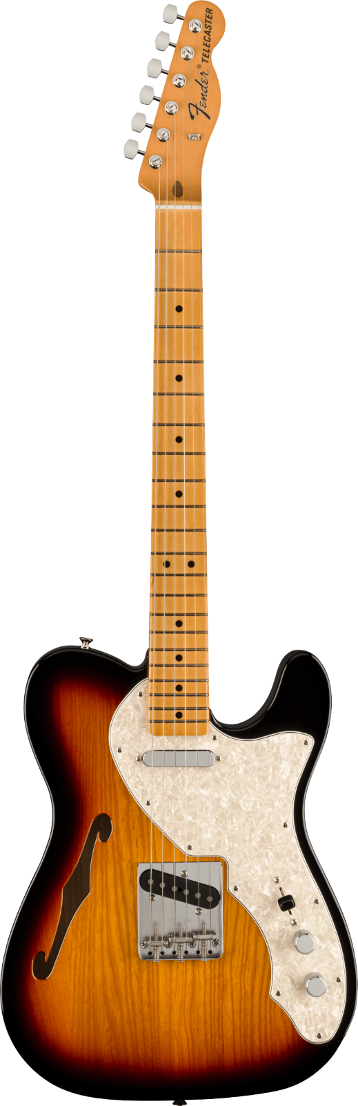Fender Vintera II 60s Telecaster Thinline, Ahorngriffbrett, 3-Color Sunburst : photo 1