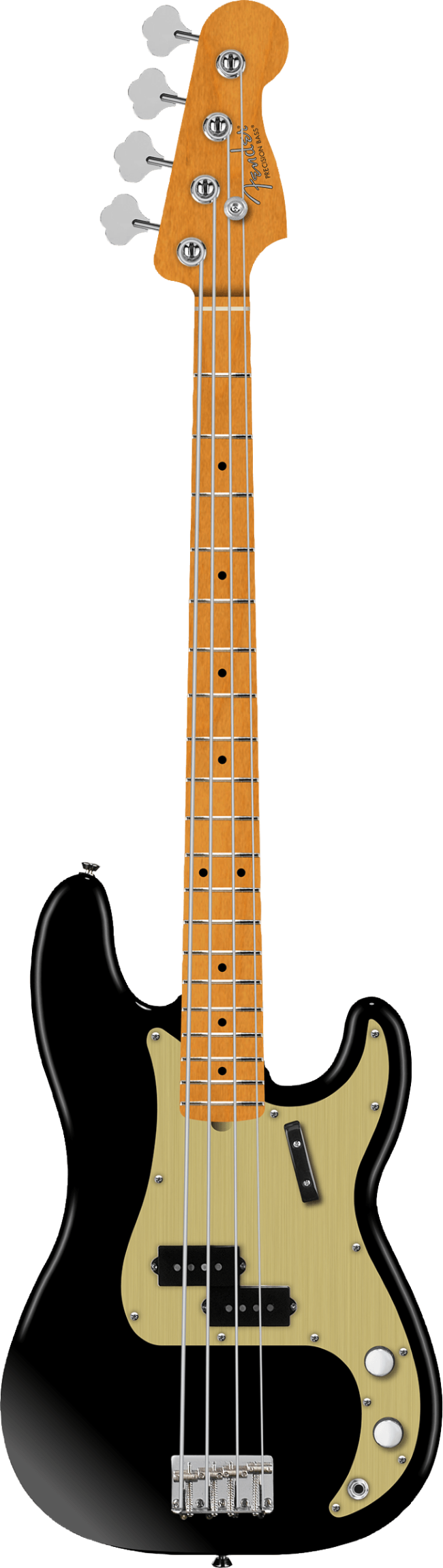 Fender Vintera II 50s Precision Bass Maple Fingerboard Black