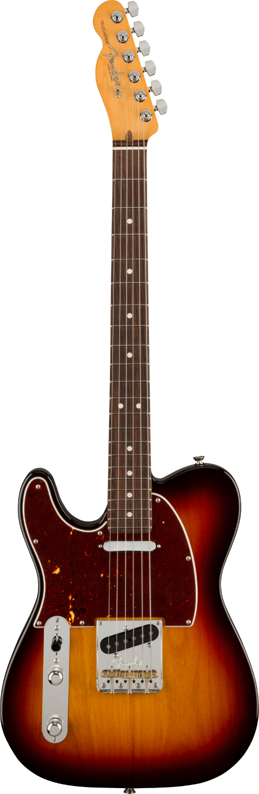 Fender American Professional II Telecaster Left-Hand, Rosewood Fingerboard, 3-Color Sunburst : photo 1