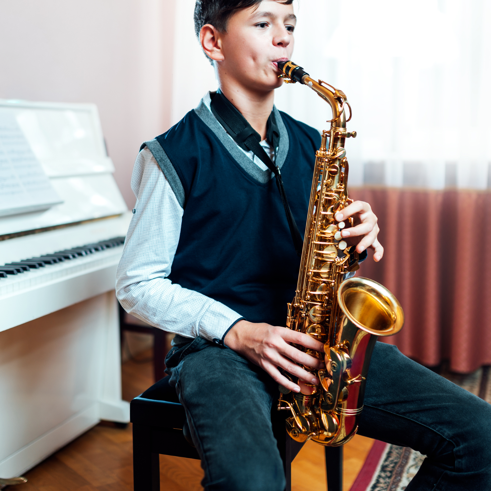 Adult saxophone lesson 45 minutes : photo 1