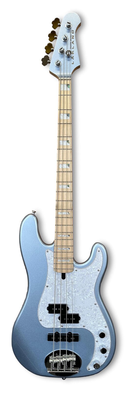 LAKLAND Skyline 44-64 Custom Bass, 4-String - Ice Blue Metallic Gloss : photo 1