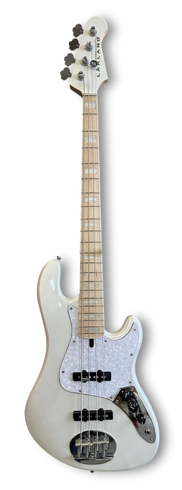 LAKLAND Skyline Darryl Jones Signature Bass, 4-String - White Pearl Gloss : photo 1
