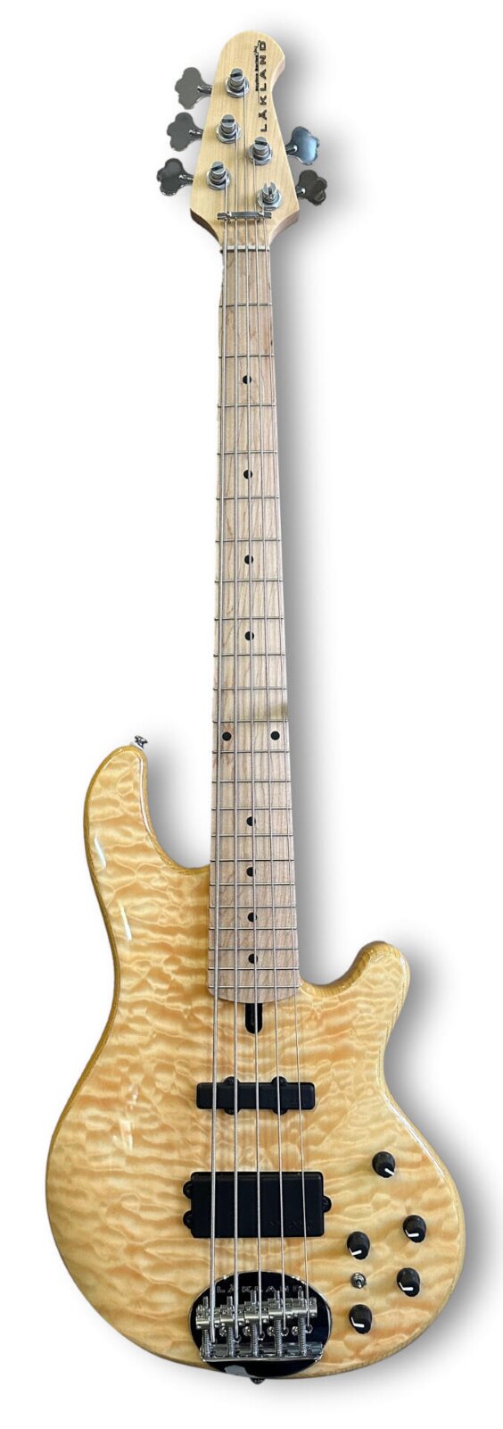 LAKLAND Skyline 55-02 Deluxe Bass, 5-Saiter - Quilted Maple Top, Natural Gloss : photo 1