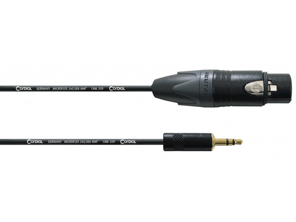 Cordial CPM 1.5 FW-BAL câble microphone, 1.5m : photo 1