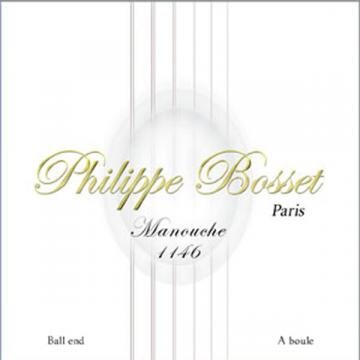 Philippe Bosset Ac. Philippe Bosset, Maccaferri, Jazz Manouche .011-.046 à boule Tension Moyenne : photo 1