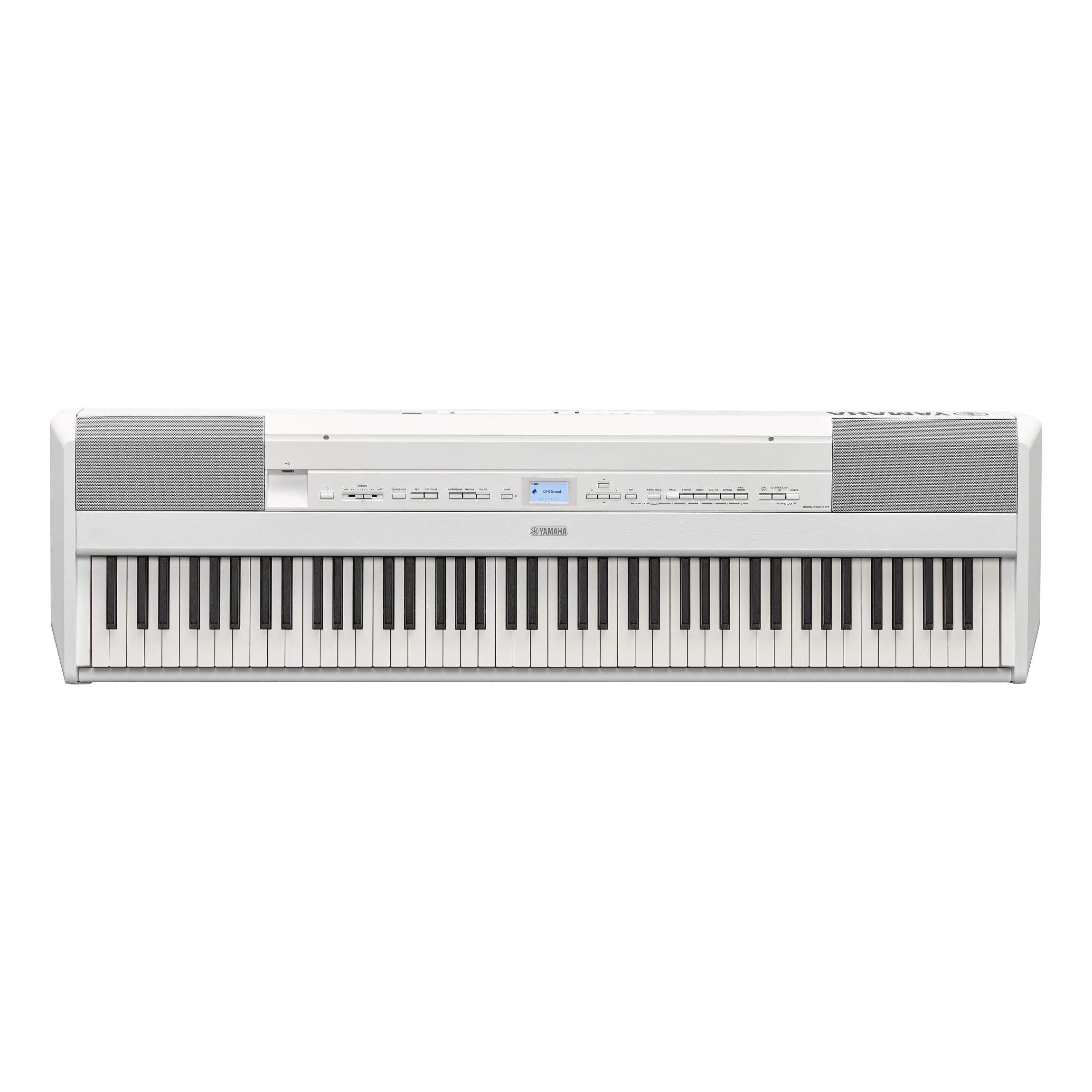 Yamaha P-525 Compact blanc Mat sans support