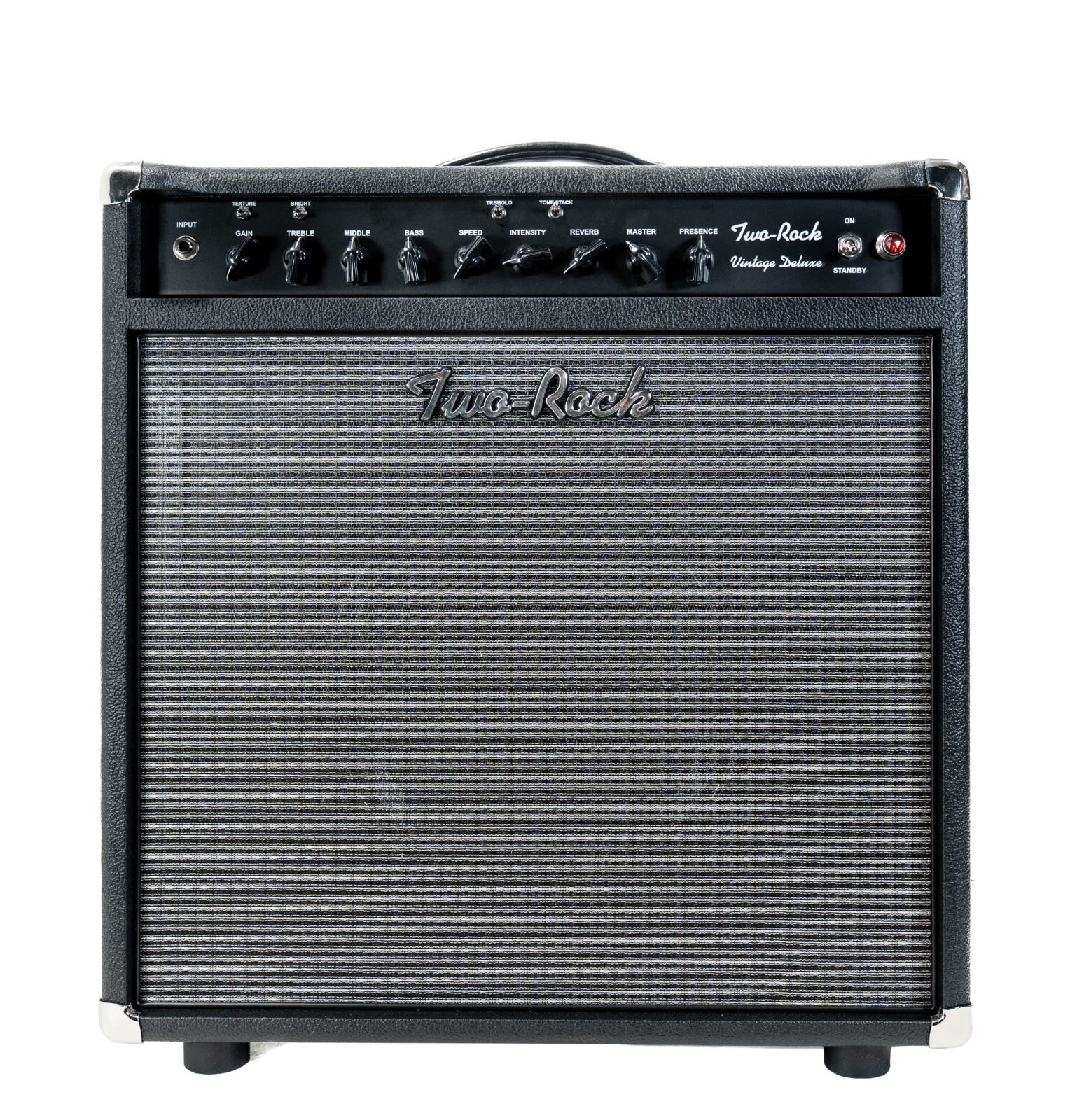 Two-Rock Vintage Deluxe, 40 Watt combo, Black chassis, black bronco, vintage silver cloth : photo 1