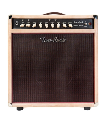 Two-Rock Vintage Deluxe 35 watt combo brown chassis dogwood suede oxblood cloth TR12 speaker