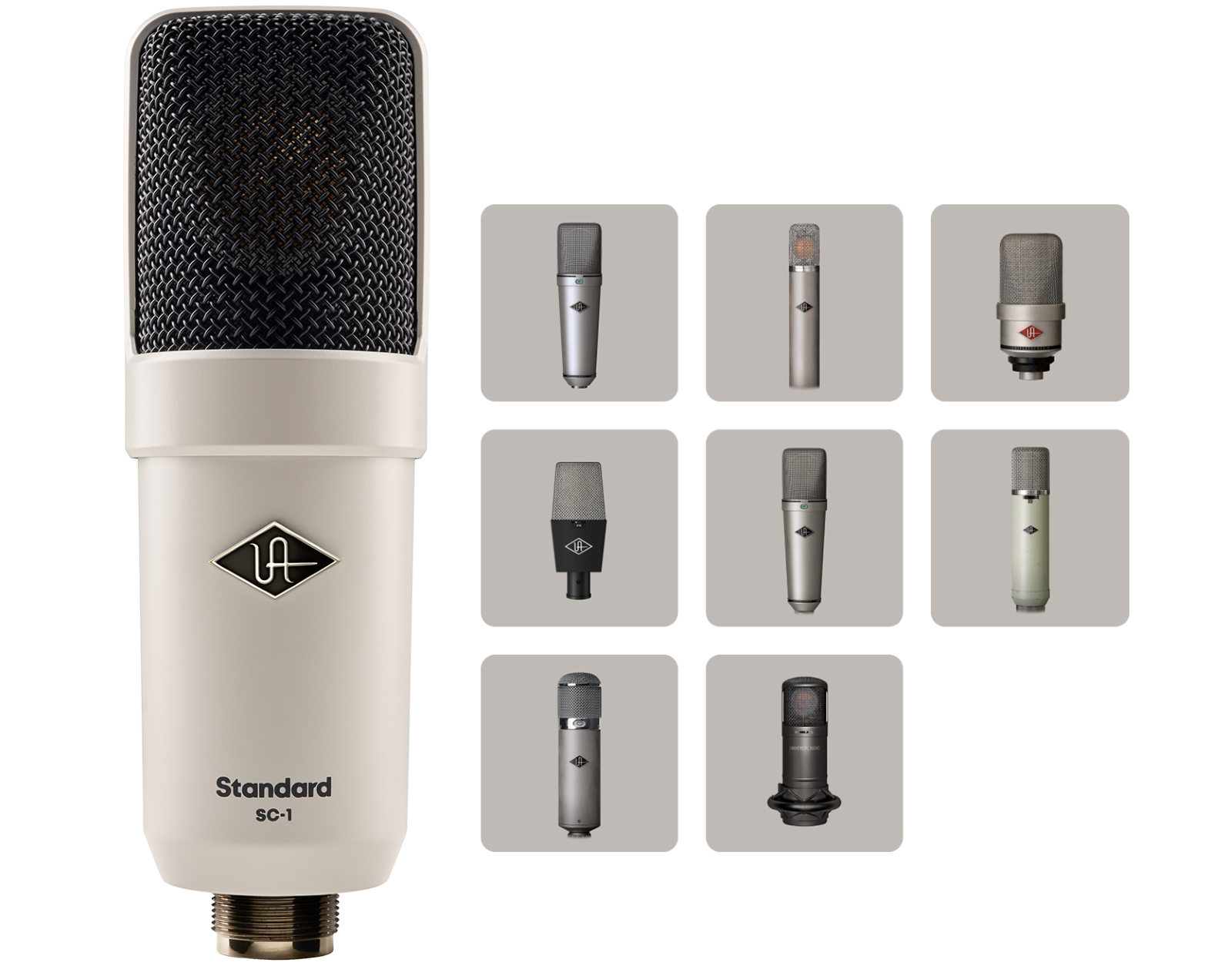 Universal Audio Standard SC-1 Microphone à Condensateur avec Modélisations de micros Hemisphere : photo 1