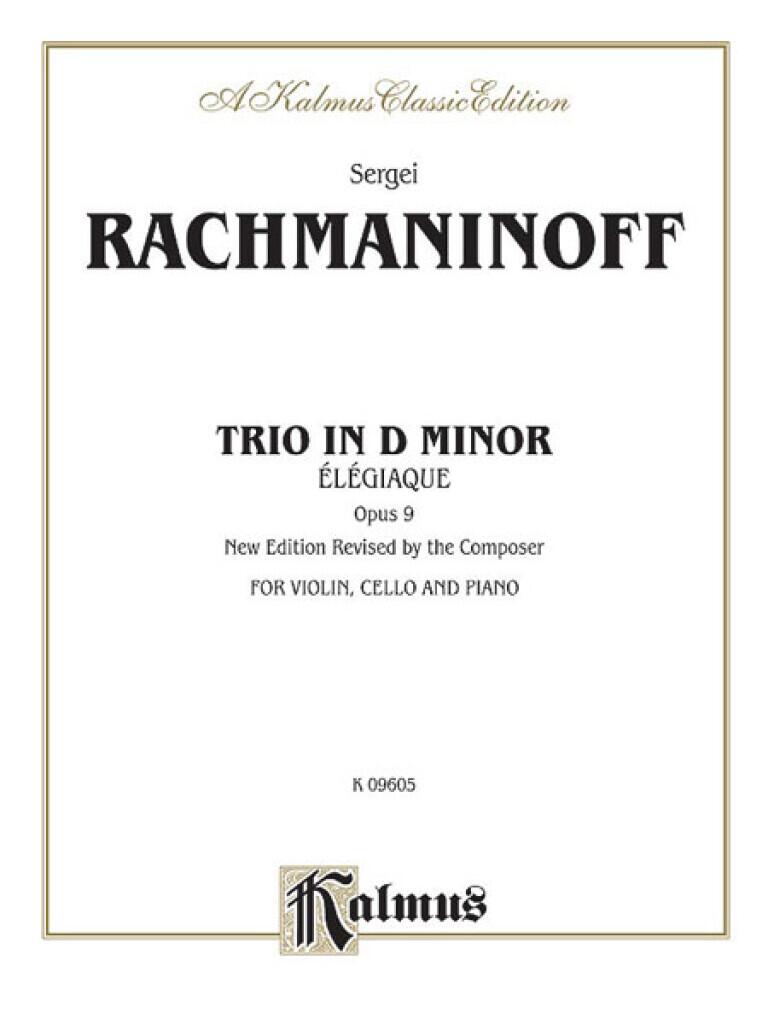 Trio Elegiaque, Op. 9 : photo 1