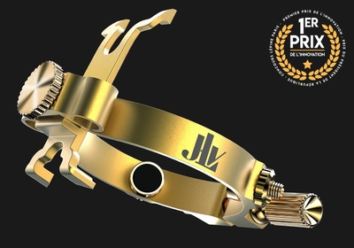 JLV Sound Ligature Alto Brossé pour bec métal