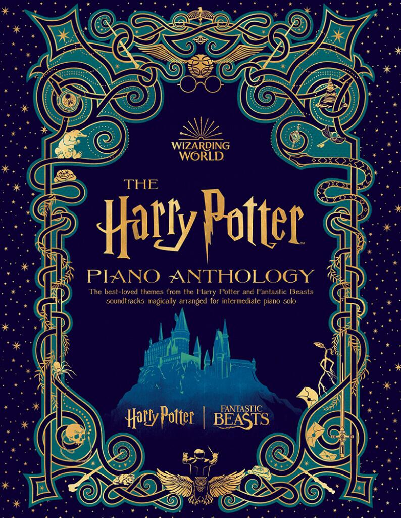 The Harry Potter  and The Fantastic Beasts Piano Anthology - special gold foiling and illustrations : photo 1
