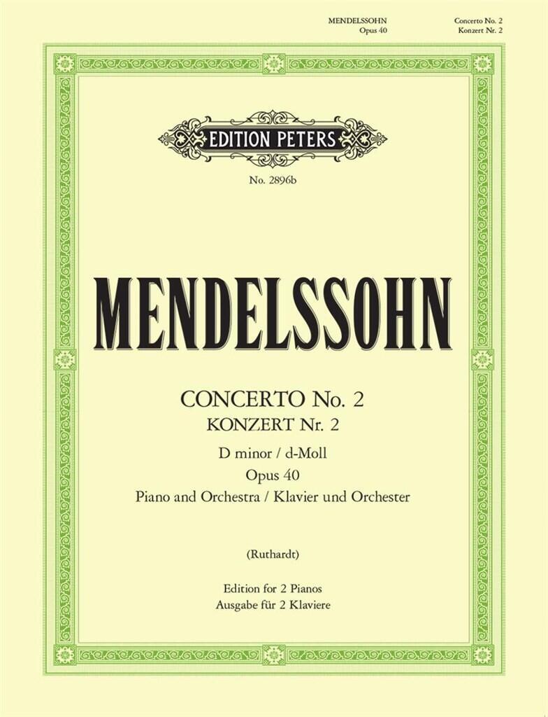 Concerto No.2 in D minor Op.40Edition pour 2 pianos : photo 1