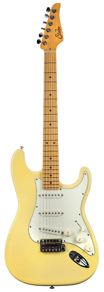 Suhr Guitars Classic S, Maple Fingerboard, SSS, SSCII, Vintage Yellow : photo 1