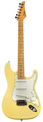Suhr Guitars Classic S Maple Fingerboard SSS SSCII Vintage Yellow