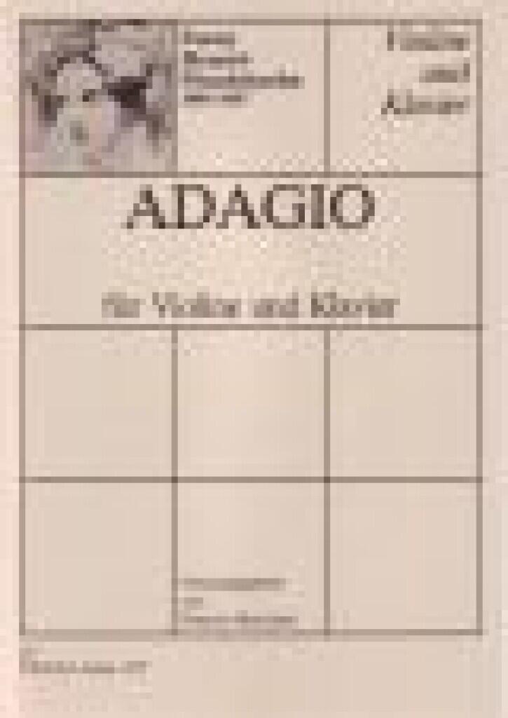 Adagio pour violon et piano : photo 1