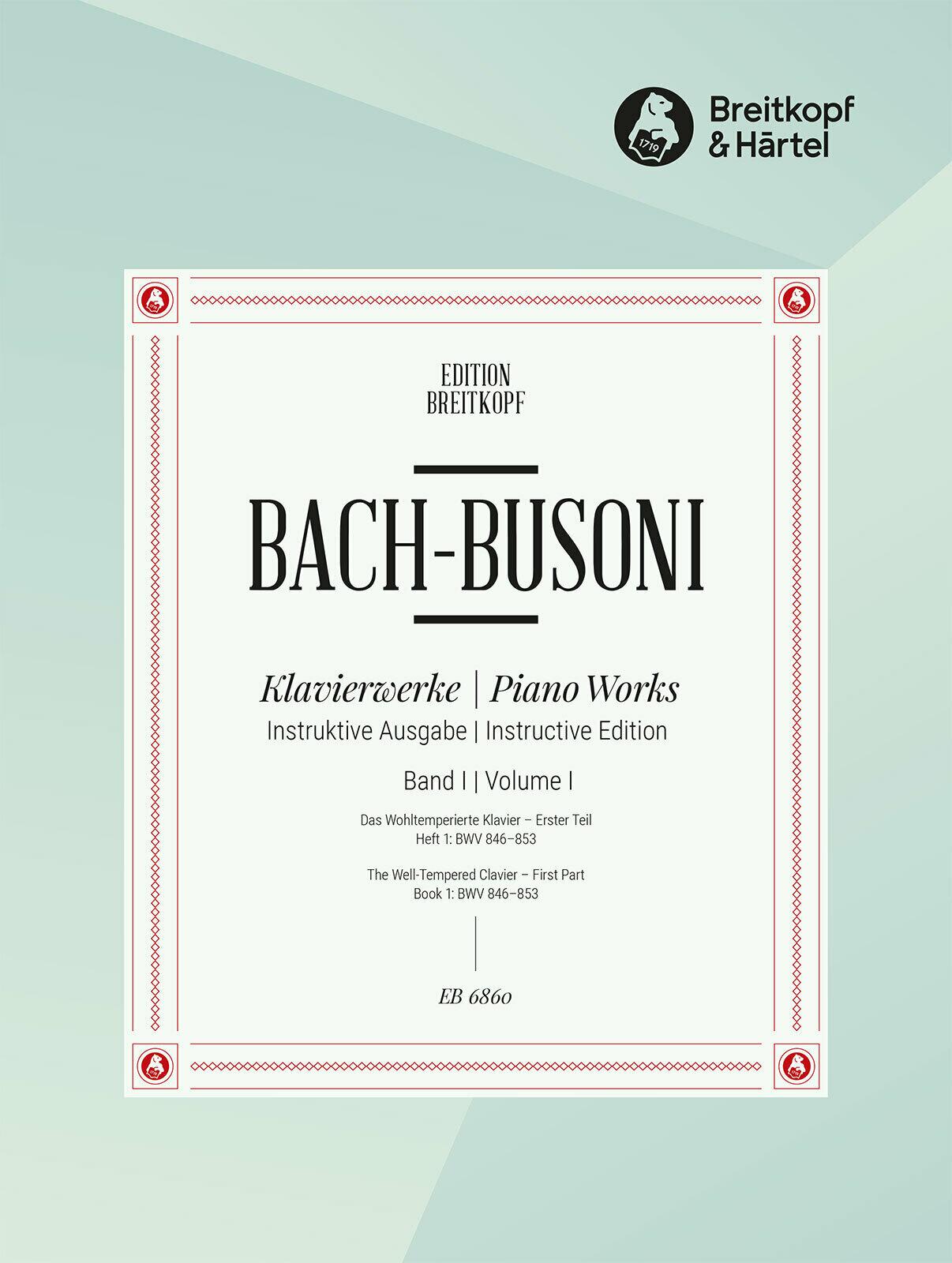 Inventions à 3 voix BWV 787-801Dreistimmige Inventionen Busoni-Ausgabe Band V : photo 1