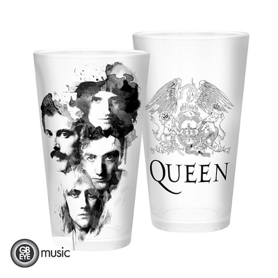 QUEEN XXL glass with faces (400ml)