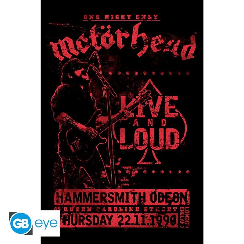GB eye Poster MOTORHEAD - 91,5x61 - Live and loud : photo 1