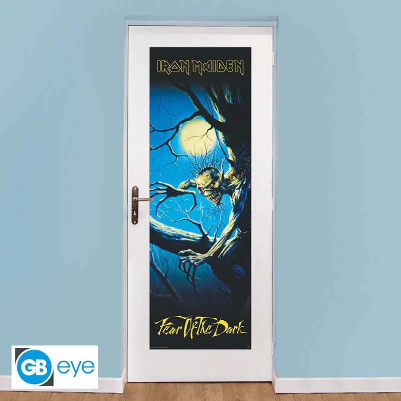 GB eye Door poster IRON MAIDEN -Fear of the Dark- Rolled film (53x158) : photo 1