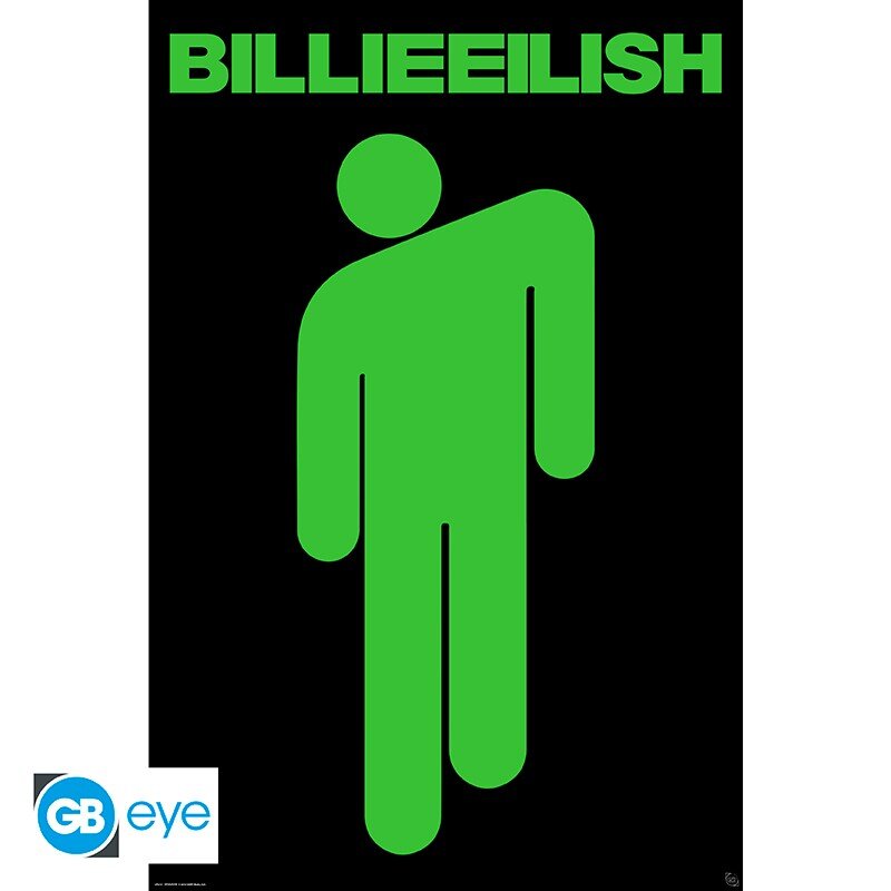 GB eye Poster BILLIE EILISH - 91.5x61 - Stickman : photo 1