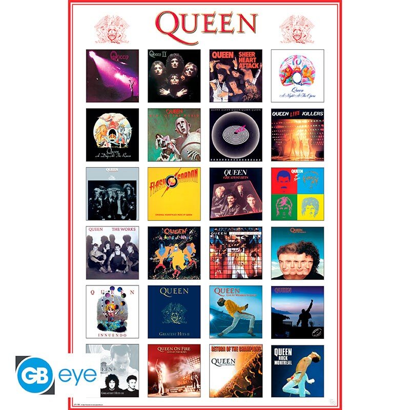 AbyStyle QUEEN - Maxi Poster 91.5x61 - Sleeves : photo 1