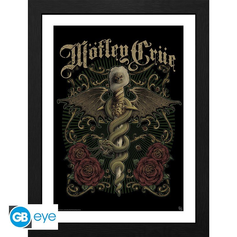 GB eye MOTLEY CRUE framed print - 
